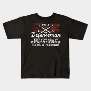 HOCKEY: I'm A Defenseman Kids T-Shirt